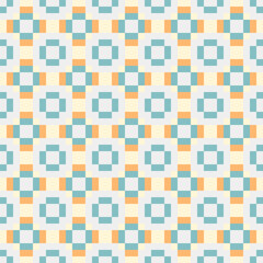 Abstract Cross Pattern Dots Logo generative computational art illustration