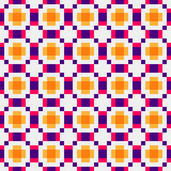 Abstract Cross Pattern Dots Logo generative computational art illustration