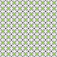 Fototapeta premium Abstract Cross Pattern Dots Logo generative computational art illustration