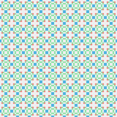 Abstract Cross Pattern Dots Logo generative computational art illustration