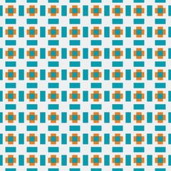 Abstract Cross Pattern Dots Logo generative computational art illustration