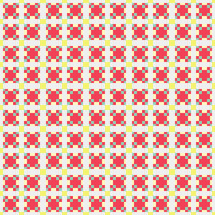 Abstract Cross Pattern Dots Logo generative computational art illustration