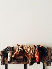 three horses on the wall