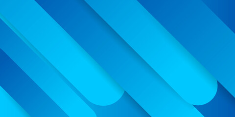 Fototapeta premium Abstract blue presentation background