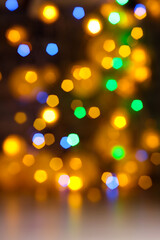 Obraz premium Colorful garland lights