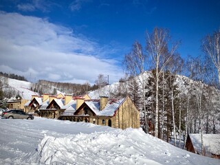 house in the mountains