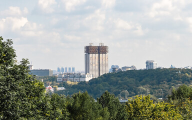 Fototapeta premium View of the Academy of Sciences in Moscow