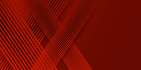 Abstract shiny 3D red vector background with stripes 