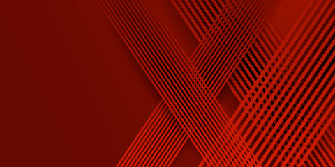 Abstract shiny 3D red vector background with stripes 
