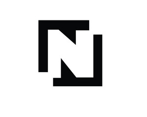 initial letters n and logo designs