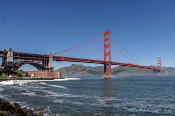 Golden Gate Bridge, San Francisco, Kalifornien, USA - obrazy, fototapety, plakaty