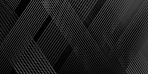 Black grey metallic abstract presentation background with dark concept. Vector Illustration