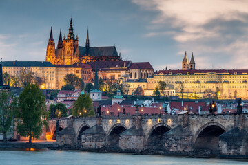 Obraz premium View of the city of Prague