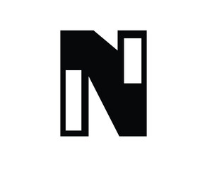 initial letters n and logo designs