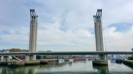 Obraz premium Presqu’île Rollet Rouen