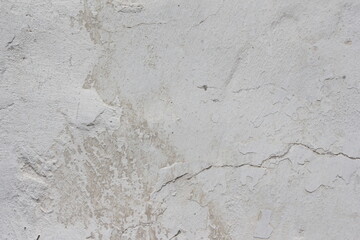 Obraz premium wall, background white of old shabby plaster