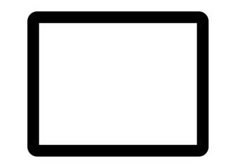 Square icon,vector illustration. Flat design style. vector square icon illustration isolated on White background, square icon Eps10. square icons graphic design vector symbols