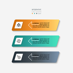 Simple square design presents information. able to explain the work and results of the study. infographic design.