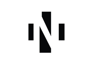 initial letters n and logo designs