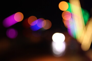 abstract, background, blur, blurred, blurry, bokeh, bright, christmas, circle, city, color, colorful, dark, defocused, design, effect, focus, glitter, glow, glowing, light, modern, motion, night, nigh