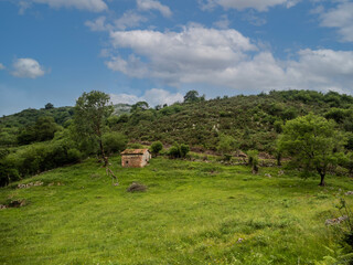 house in the hills in asturias