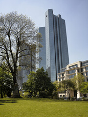 Frankfurt am Main high-rise buildings, skyscraper