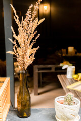 Composition For An Interior From Dry Elements