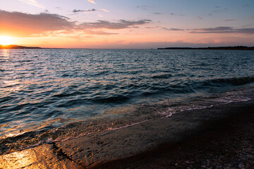 Sunset over the Kiev Sea, Ukraine