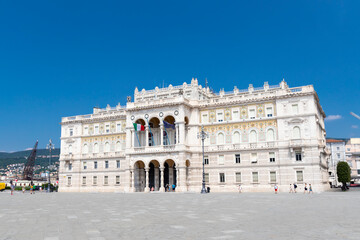 Historic centre in Terst, Italy
