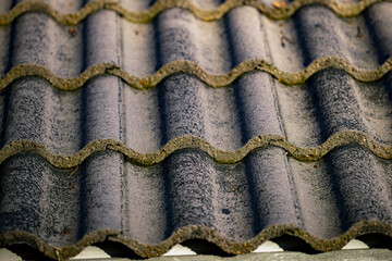 old roof tiles, sweden, stockholm,nacka,sverige