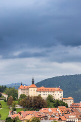 Skofja Loka castle and town in Slovenia