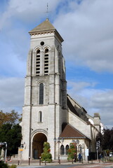 Fototapeta premium Ville de Créteil, église Saint-Christophe, département du Val de Marne, France