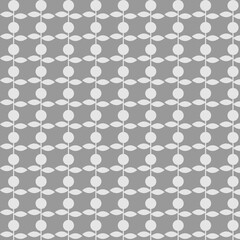 Pattern Flower on gray background