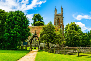 St Nicholas Church in Chawton, Hampshire, England