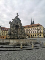Naklejka premium city old town square