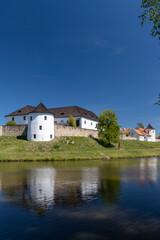 Obraz premium Stronghold of Zumberk, Southern Bohemia, Czech Republic