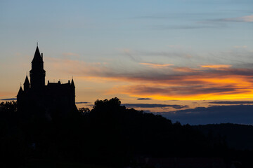 Obraz premium Bouzov castle in Northern Moravia, Czech Republic