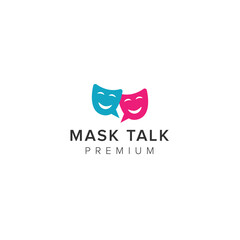Obraz premium Mask Talk Logo
