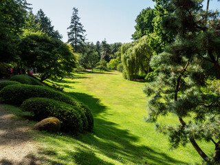 jardin japonais à Maulévrier en Maine-et-Loire en France