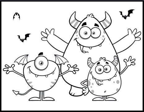 Halloween Coloring Pages Images – Browse 26,102 Stock Photos, Vectors, and  Video | Adobe Stock