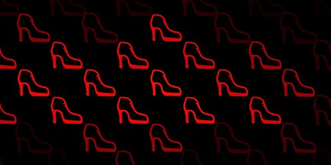 Dark orange vector backdrop with woman's power symbols.