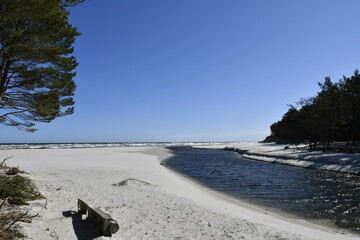 
The wonderful beach entrance from Debki