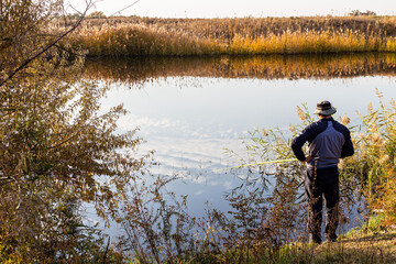fishing on the lake