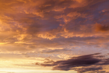 sky during sunset