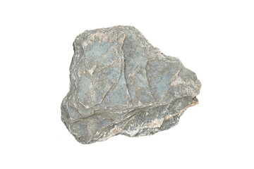 Chert rock isolated on a white background.