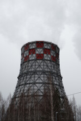 smoke from a chimney