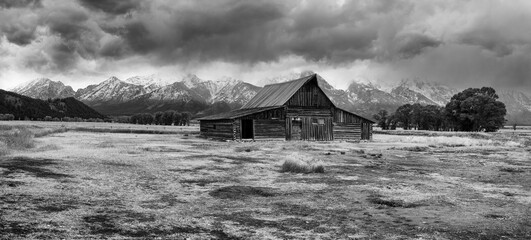 T.A. Moulton Barn, Grand Teton National Park, Wyoming, Usa, America