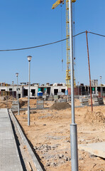 construction of apartment buildings