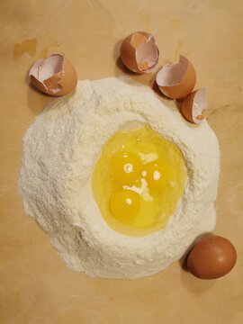 Ingredienti per pasta all'uovo 