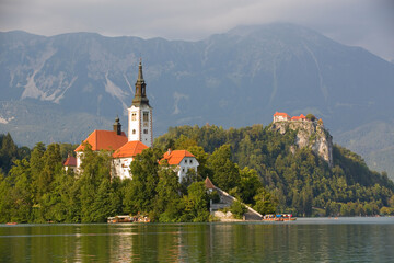 View of Lake Bled, Slovenia.